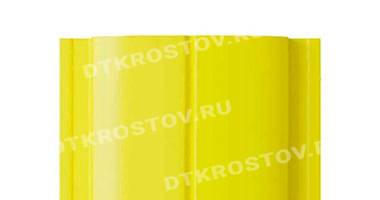 Фото евроштакетника для забора МП ELLIPSE прямой верх 0.45 цинково-желтый со склада в Ростове-на-Дону