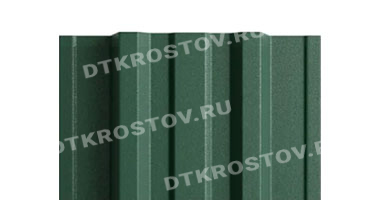 Фото евроштакетника для забора МП TRAPEZE прямой верх 0.45 с покрытием VikingMP зеленый мох со склада в Ростове-на-Дону