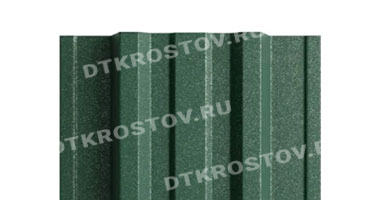 Фото евроштакетника для забора МП TRAPEZE прямой верх 0.5 с покрытием VikingMP E зеленый мох со склада в Ростове-на-Дону