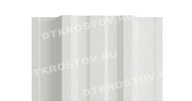 Фото евроштакетника для забора МП TRAPEZE прямой верх 0.45 двусторонний белый со склада в Ростове-на-Дону
