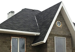 изображение крыши дома с гибкой черепицей Деке серия Премиум коллекция Цюрих