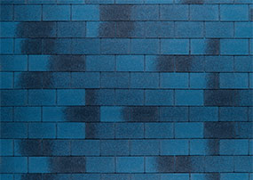 Изображение мягкой черепицы Тегола линия Nordland коллекция Классик цвет синий с отливом