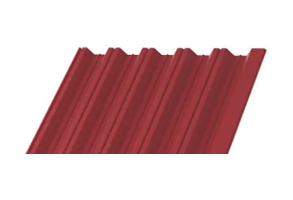 Профлист НС-35x1000 толщиной 0,45 мм в покрытии полиэстер коричнево-красный со склада в Ростове-на-Дону