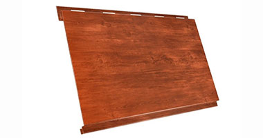 Изображение металлического сайдинга вертикаль 0,45 Print Premium Cherry Wood со склада в Ростове-на-Дону