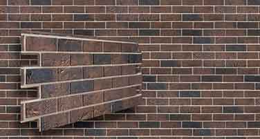  Фотография фасадной панели VOX Solid Brick York со склада в Ростове-на-Дону